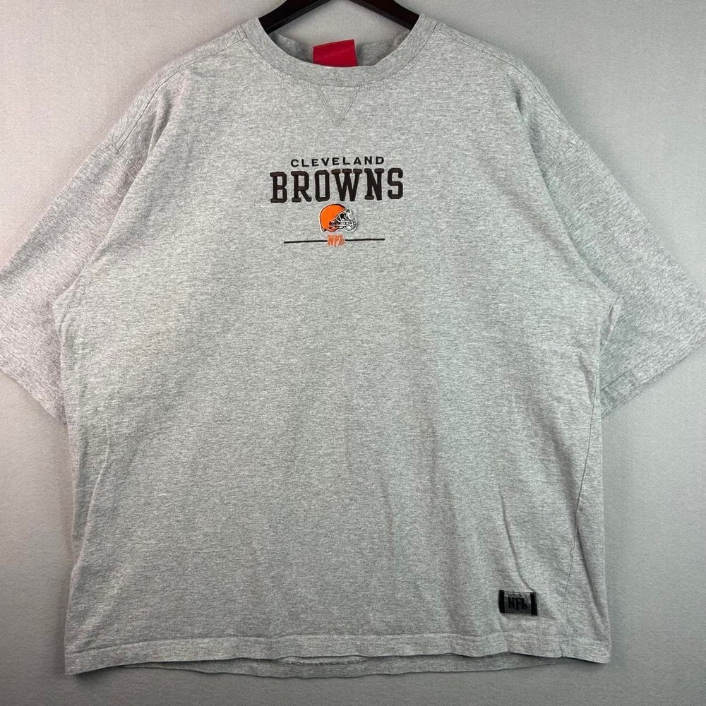 Cleveland Browns NFL Football Grey Tee Shirt XXL